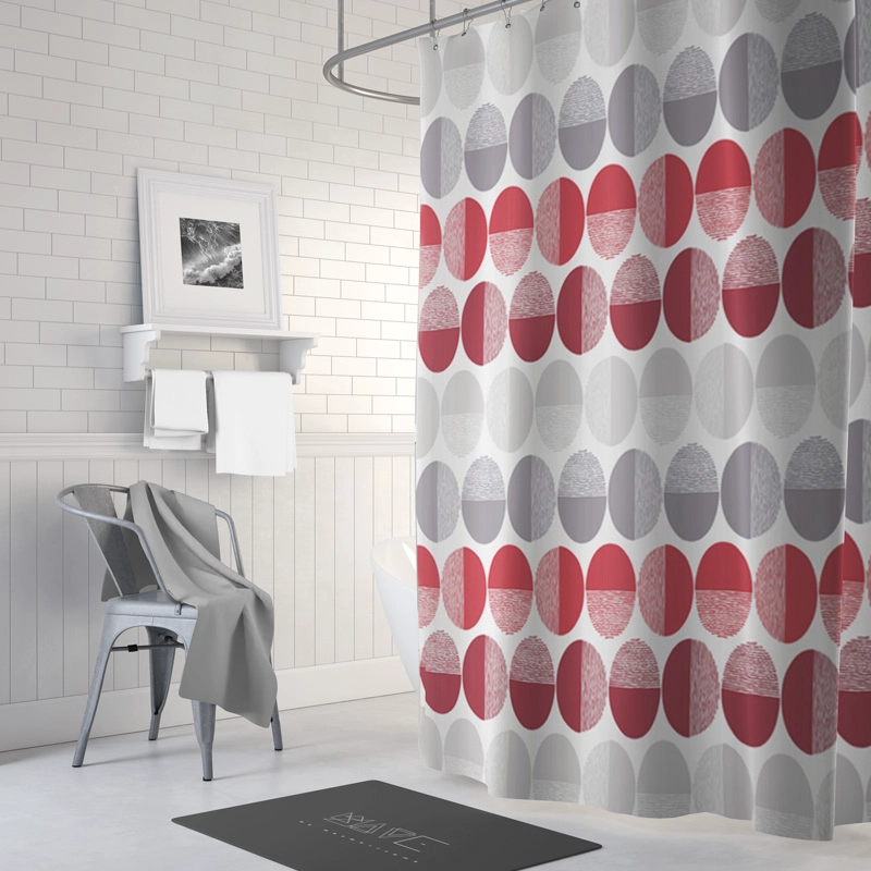 CORTINA DE BAÑO CIRCULAR 180X180 - 1