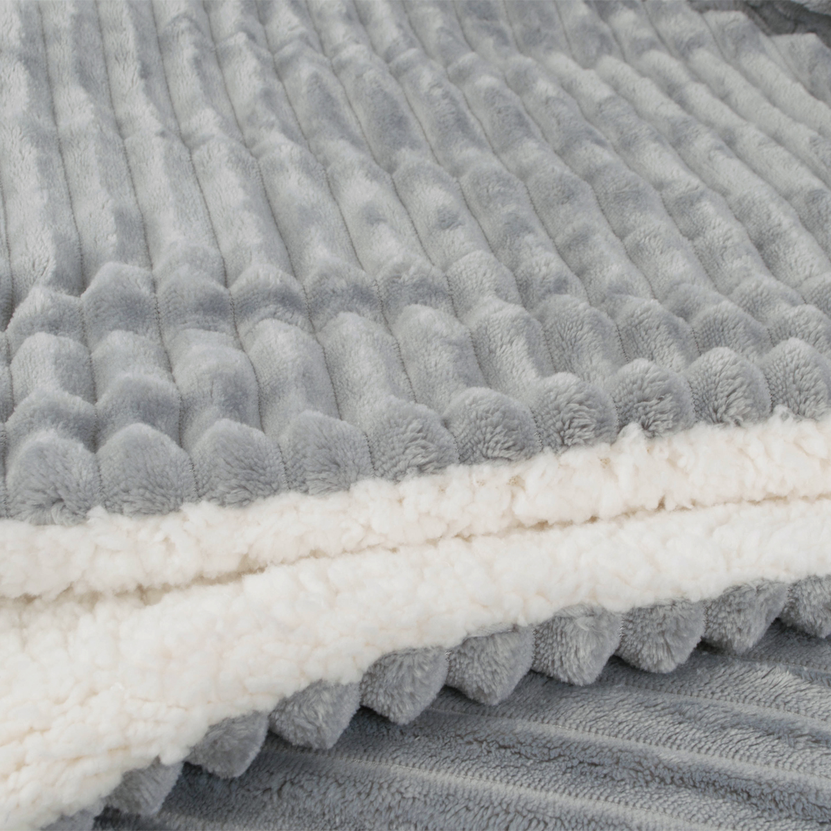 Manta Mirabella De Bestlivings - Super Suave Tacto Cachemir 150x200 Cm Gris - Certificada Oeko-Tex, Ideal Para Invierno