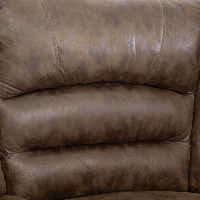 SOFÁ SECCIONAL DANIELS 7245CHC 5 CUERPOS MODERNO RECLINABLE + CONSOLA CASTLE - 5