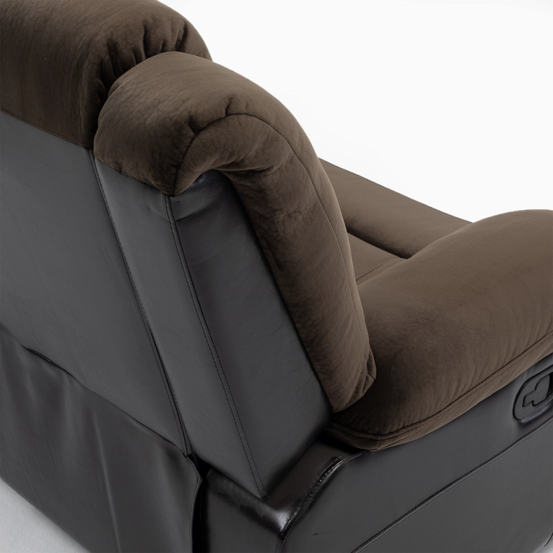 SOFÁ SECCIONAL DANIELS 5 CUERPOS TERCIOPELO MODERNO RECLINABLE DESMOND - 9