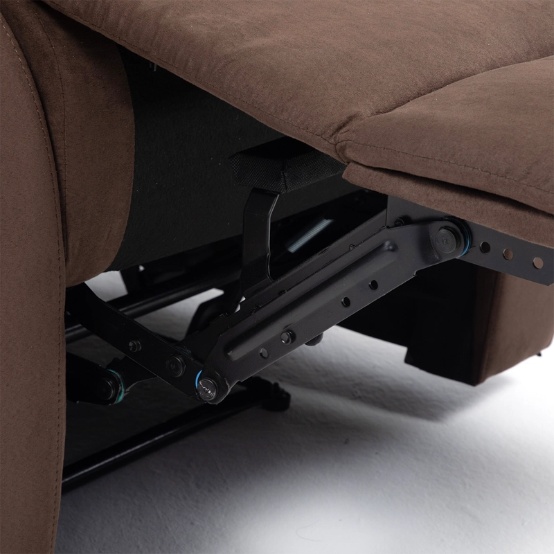 BERGER DANIELS 98060R 1 CUERPO TERCIOPELO CAFE RECLINABLE MODERNO MARTELL ELEPHANT - 10