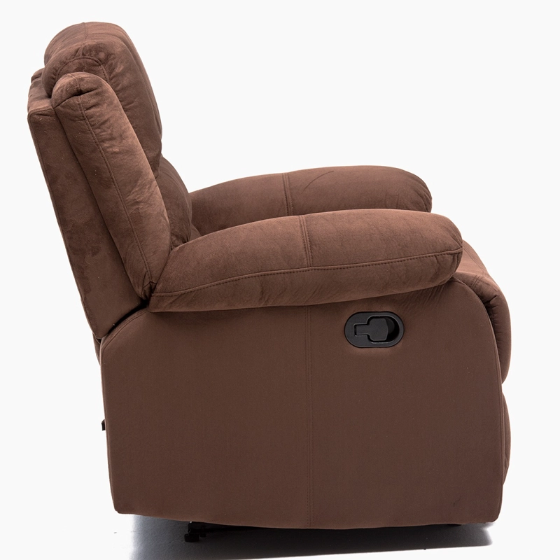 BERGER DANIELS 98060R 1 CUERPO TERCIOPELO CAFE RECLINABLE MODERNO MARTELL ELEPHANT - 5