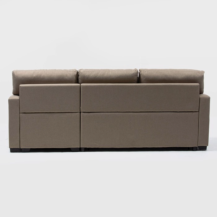 SOFÁ SECCIONAL DANIELS SIDNEY KMB1002BE LIBRE DISPOSICIÓN 3 CUERPOS LINO BEIGE CAMA 2 PLAZAS - 7