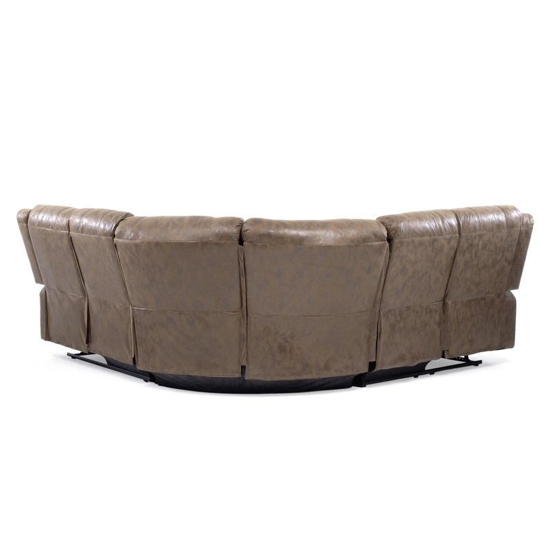 SOFÁ SECCIONAL MODERNO RECLINABLE CASTLE 7245 - 9