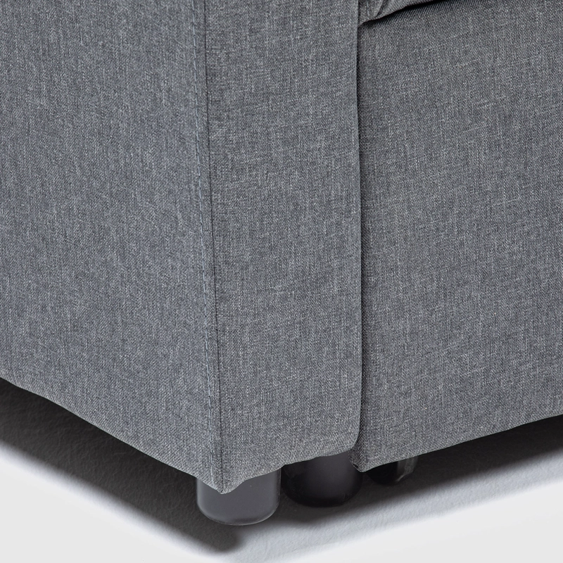 SOFÁ DANIELS KMB1002GY LIBRE DISPOSICIÓN 3 CUERPOS GRIS CAMA 2 PLAZAS MODERNO - 6