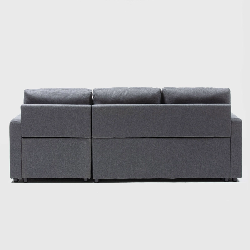 SOFÁ DANIELS KMB1002GY LIBRE DISPOSICIÓN 3 CUERPOS GRIS CAMA 2 PLAZAS MODERNO - 8