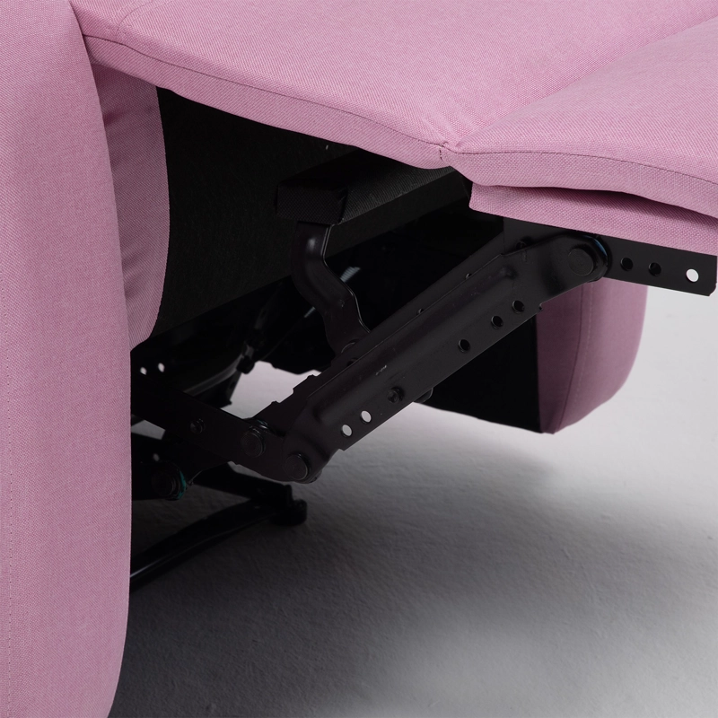 BERGER RECLINABLE MODERNO DE LINO ROSA MATHEUS VS8070BPK - 12