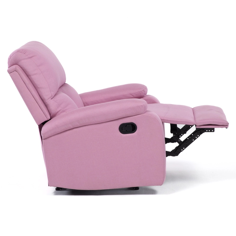 BERGER RECLINABLE MODERNO DE LINO ROSA MATHEUS VS8070BPK - 7