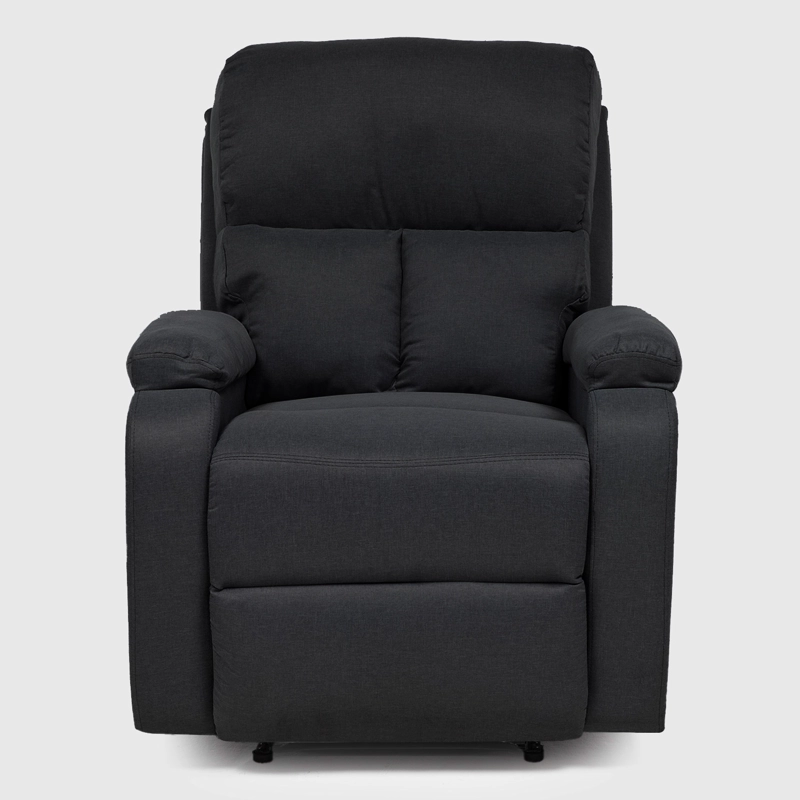 BERGER RECLINABLE MODERNO DE LINO NEGRO MATHEUS VS8070BBL - 2