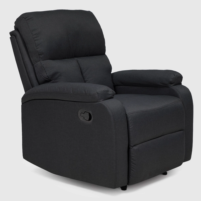 BERGER RECLINABLE MODERNO DE LINO NEGRO MATHEUS VS8070BBL - 4
