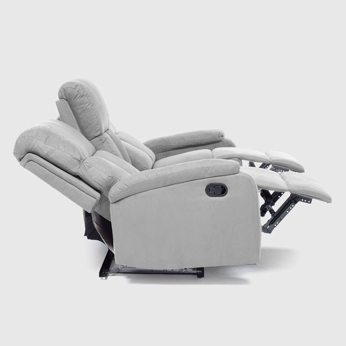 SOFÁ DANIELS VS8070SGR 3 CUERPOS GRIS RECLINABLE MODERNO MATHEUS - 6