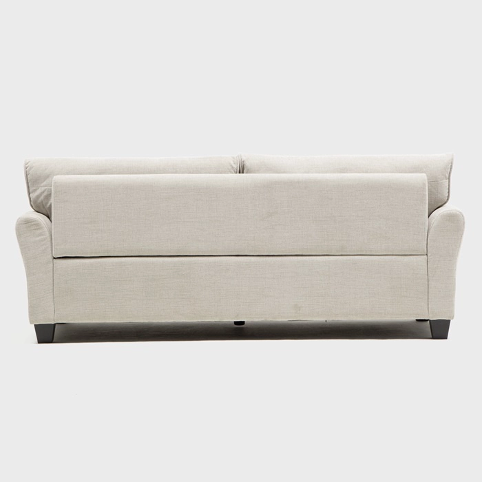 SOFÁ DANIELS KM2500S 3 CUERPOS BEIGE MODERNO ELEGANTE NEW CHARLOTTE - 5
