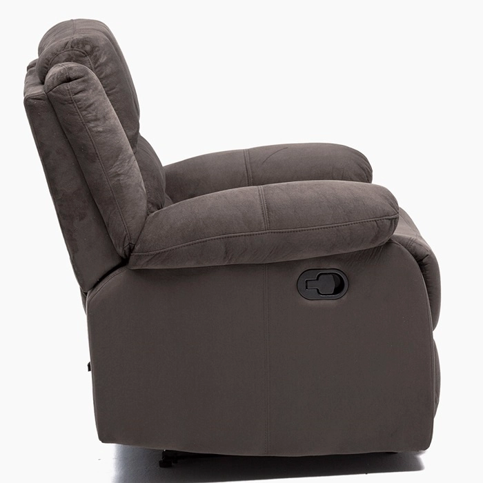 BERGER DANIELS FG98060RGR TERCIOPELO GRIS RECLINABLE 1 CUERPO MODERNO MARTELL - 5