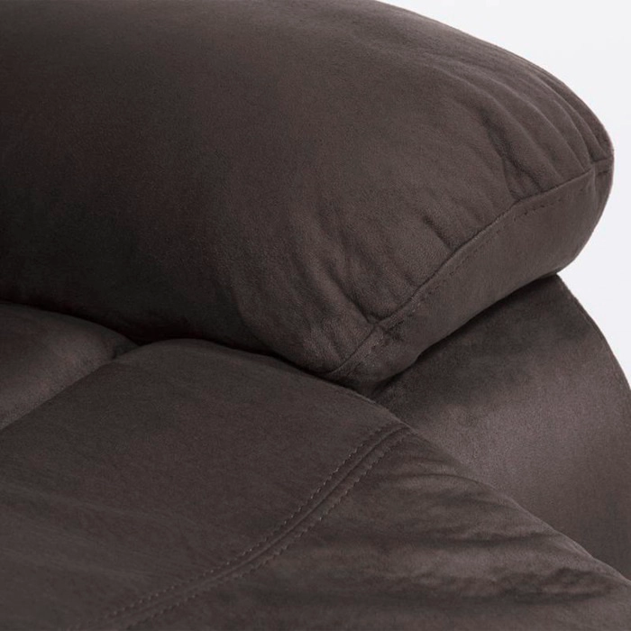 BERGER DANIELS FG98060RGR TERCIOPELO GRIS RECLINABLE 1 CUERPO MODERNO MARTELL - 6