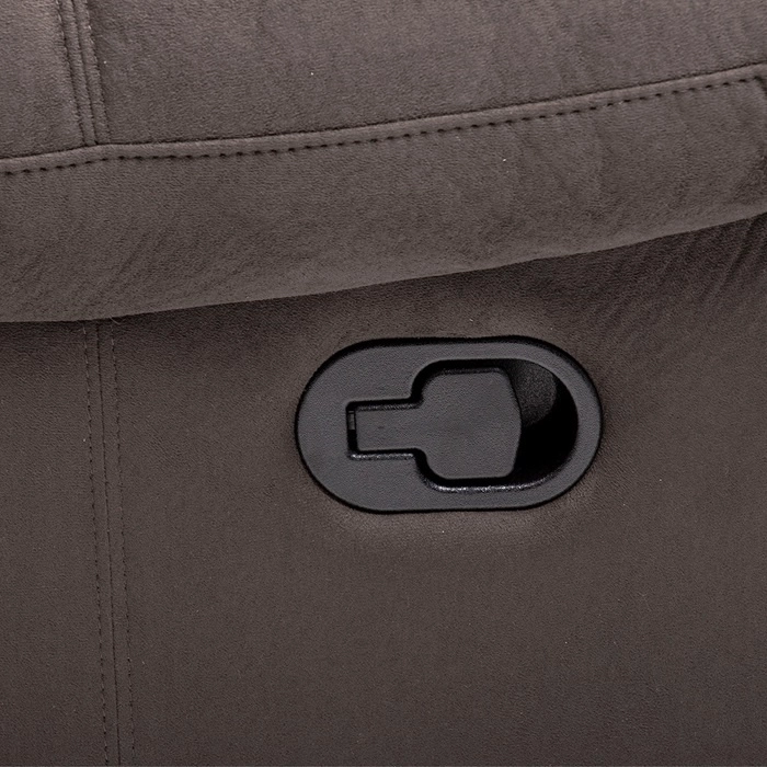 BERGER DANIELS FG98060RGR TERCIOPELO GRIS RECLINABLE 1 CUERPO MODERNO MARTELL - 7