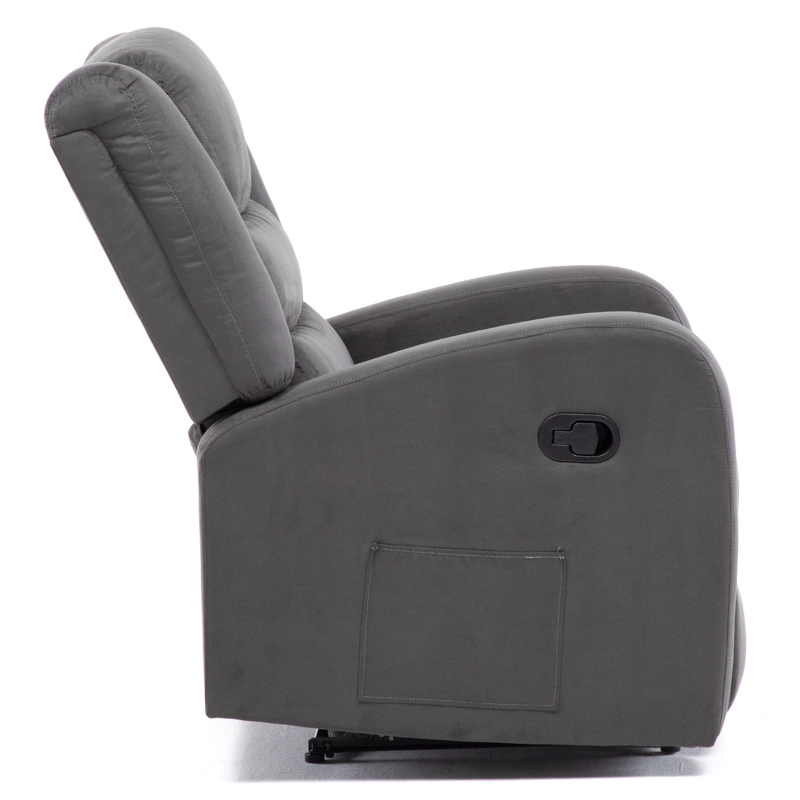 BERGER DANIELS FG98013MGR TERCIOPELO GRIS MASAJEADOR RECLINABLE CONTROL REMOTO - 8
