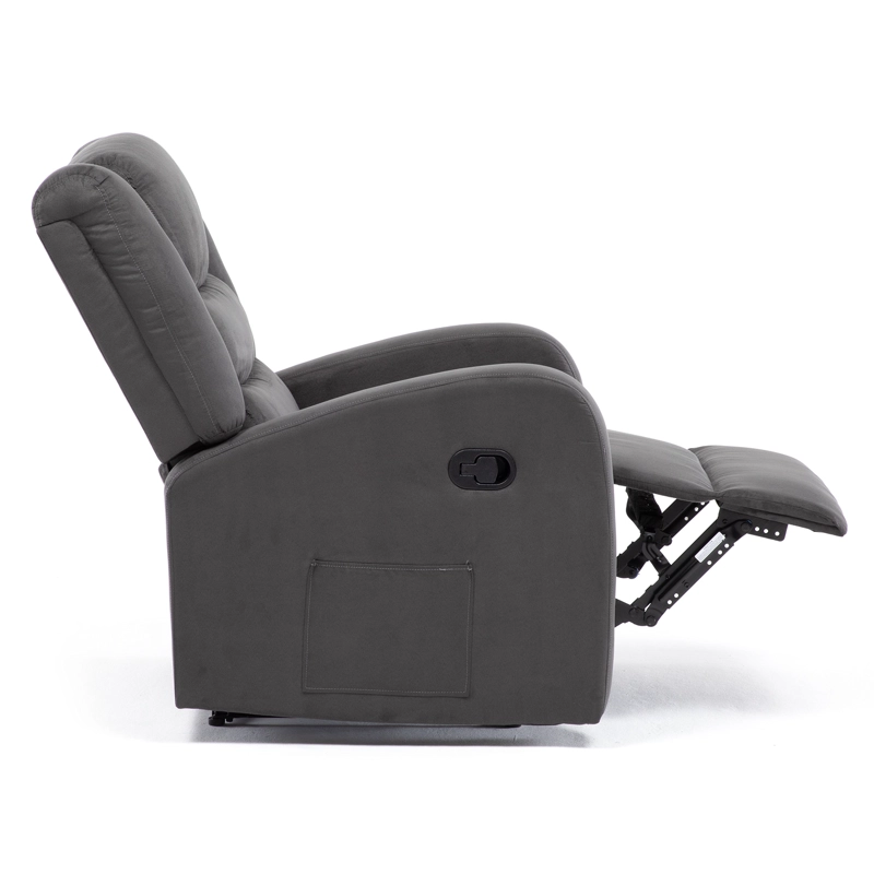 BERGER DANIELS FG98013MGR TERCIOPELO GRIS MASAJEADOR RECLINABLE CONTROL REMOTO - 9