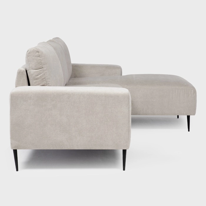 SOFÁ SECCIONAL DERECHO MODERNO BEIGE CASTELO KM2315RIV - 5