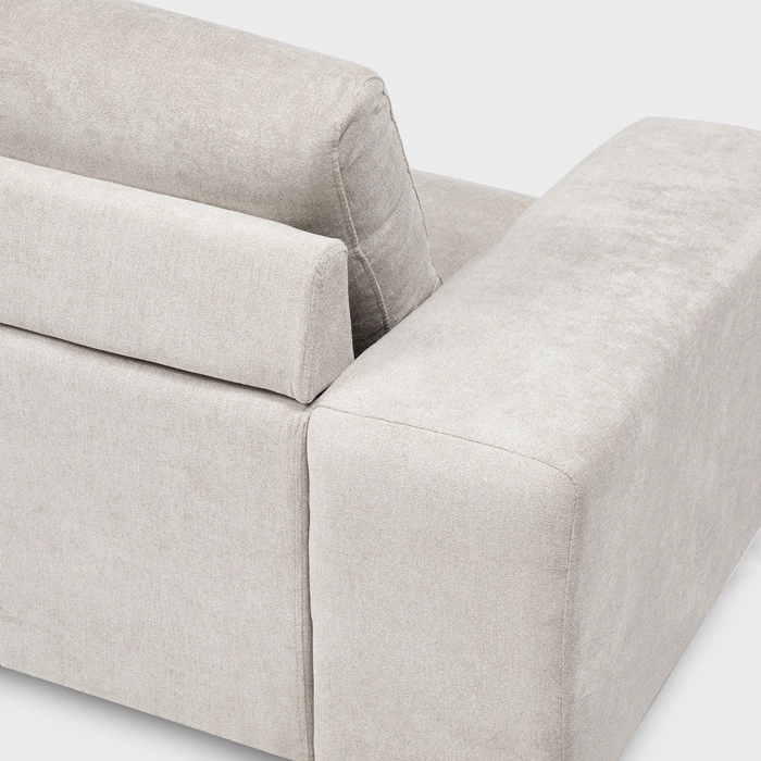 SOFÁ SECCIONAL DERECHO MODERNO BEIGE CASTELO KM2315RIV - 8