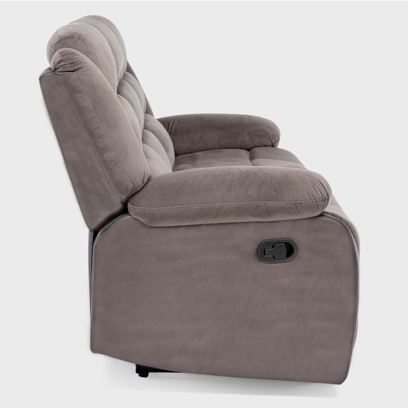 SOFÁ 3 CUERPOS RECLINABLE CLÁSICO MARTELL MARRÓN 98060S - 11