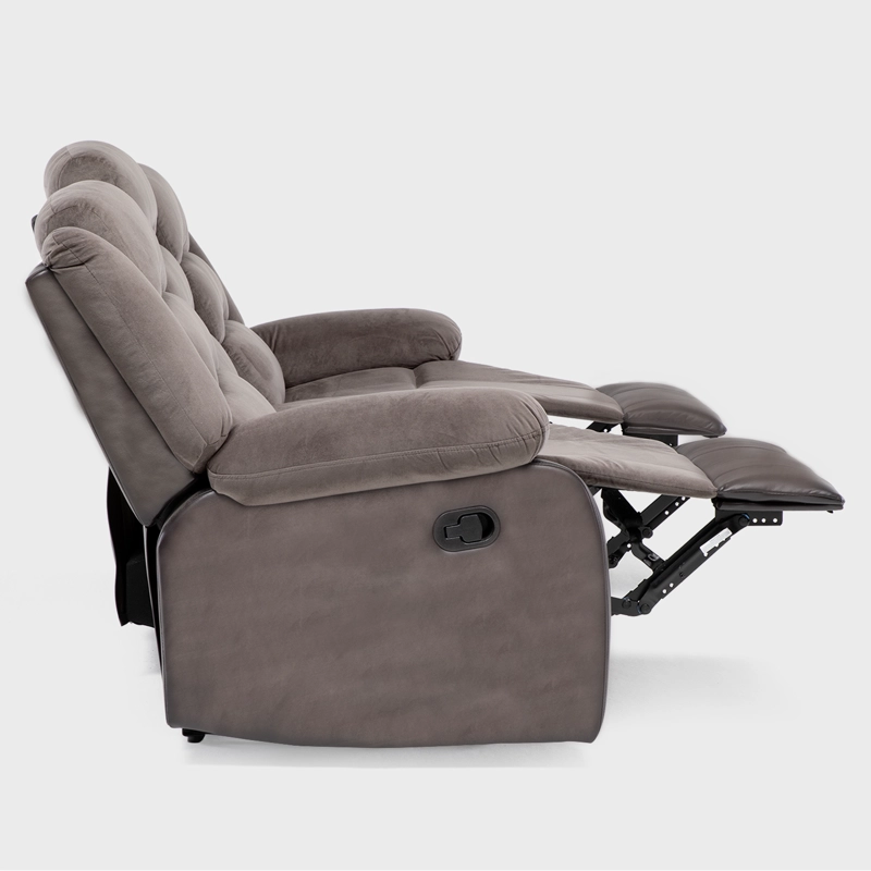 SOFÁ 3 CUERPOS RECLINABLE CLÁSICO MARTELL MARRÓN 98060S - 12