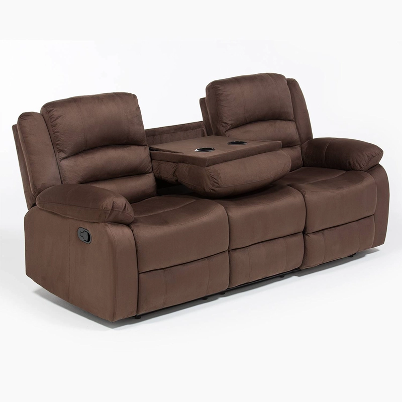 LIVING SOFÁ 3 CUERPOS RECLINABLE MARTELL CAFÉ + 2 BERGERS 98060 - 10