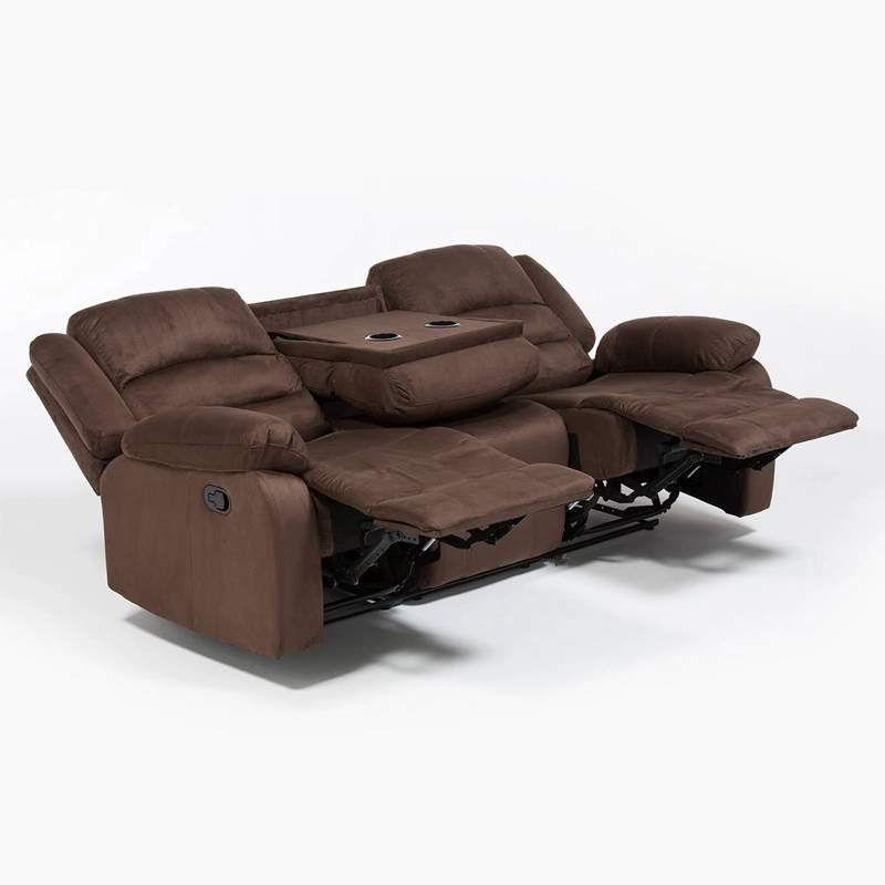 LIVING SOFÁ 3 CUERPOS RECLINABLE MARTELL CAFÉ + 2 BERGERS 98060 - 11