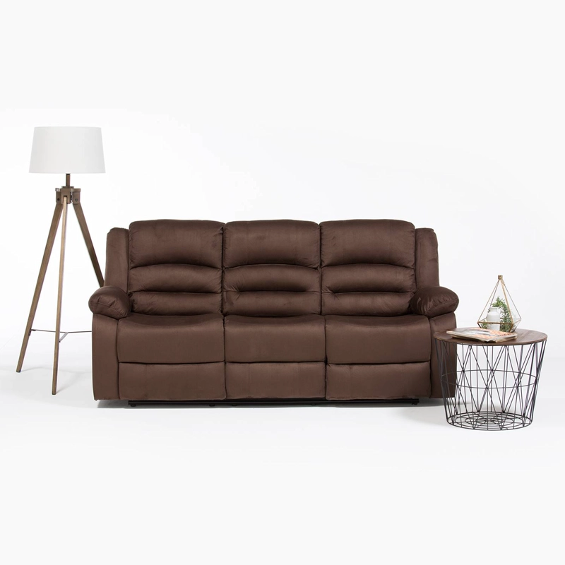 LIVING SOFÁ 3 CUERPOS RECLINABLE MARTELL CAFÉ + 2 BERGERS 98060 - 12