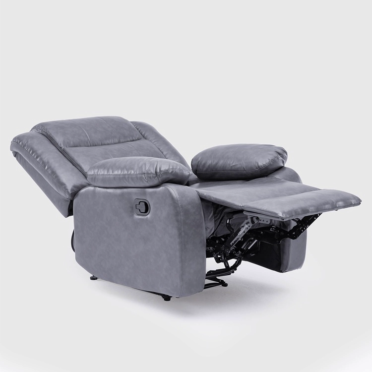 LIVING SOFÁ 3 CUERPOS RECLINABLE ROMA GRIS + 2 BERGERS KM060GR - 10