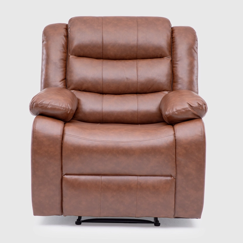 LIVING SOFÁ 3 CUERPOS RECLINABLE ROMA CAFÉ + 2 BERGERS KM060BR - 8