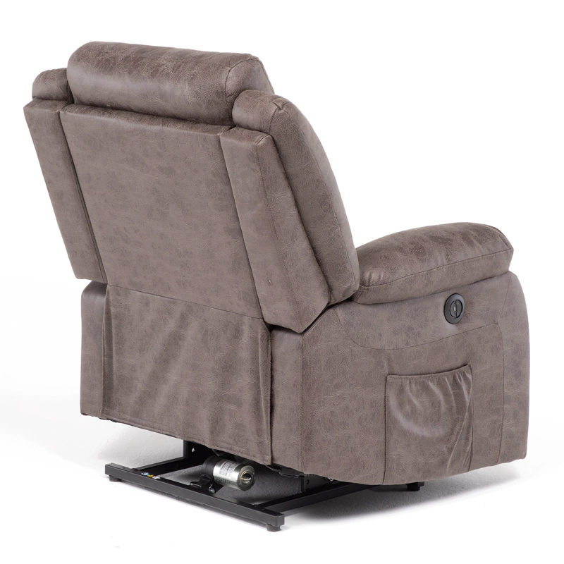 BERGER RECLINABLE ELÉCTRICO CON MASAJE + CALENTADOR LIVORNO CAFÉ KM8822MBR - 3