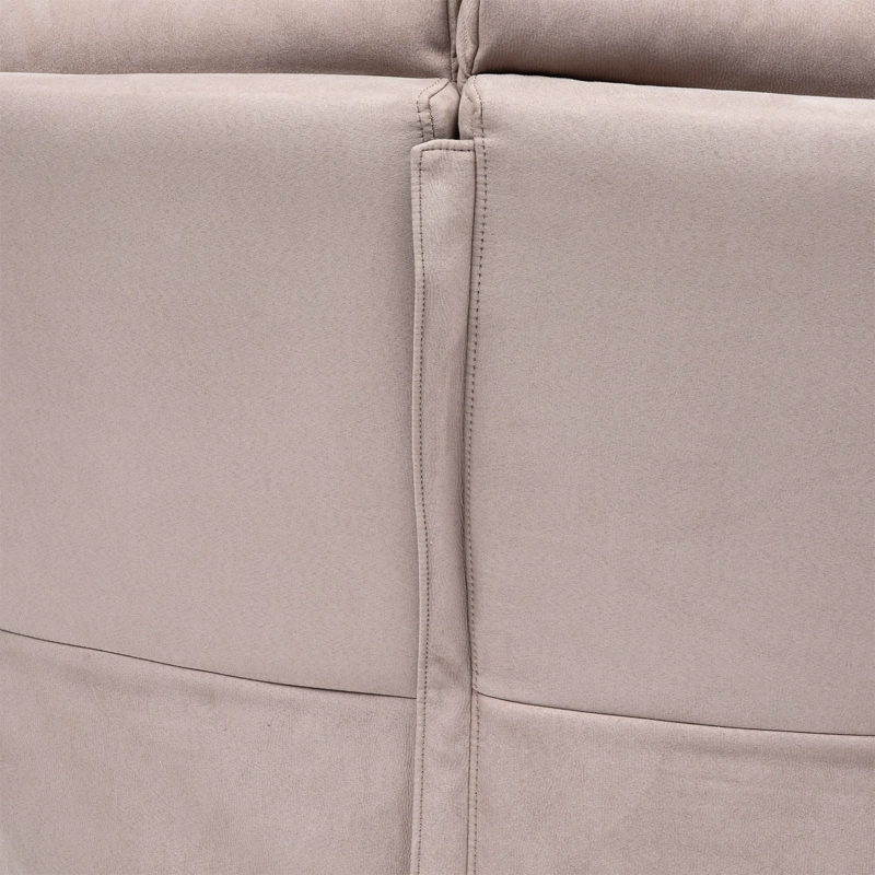 SOFÁ SECCIONAL RECLINABLE LIVING ARIZONA BEIGE SIN CONSOLA 8081KH - 5