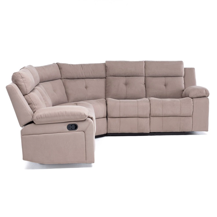 SOFÁ SECCIONAL RECLINABLE LIVING ARIZONA BEIGE SIN CONSOLA 8081KH - 10