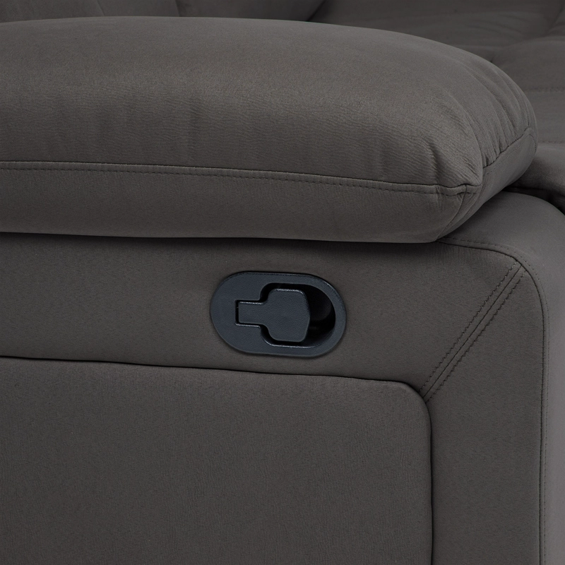 SOFÁ SECCIONAL RECLINABLE LIVING ARIZONA GRIS 8081GR - 7