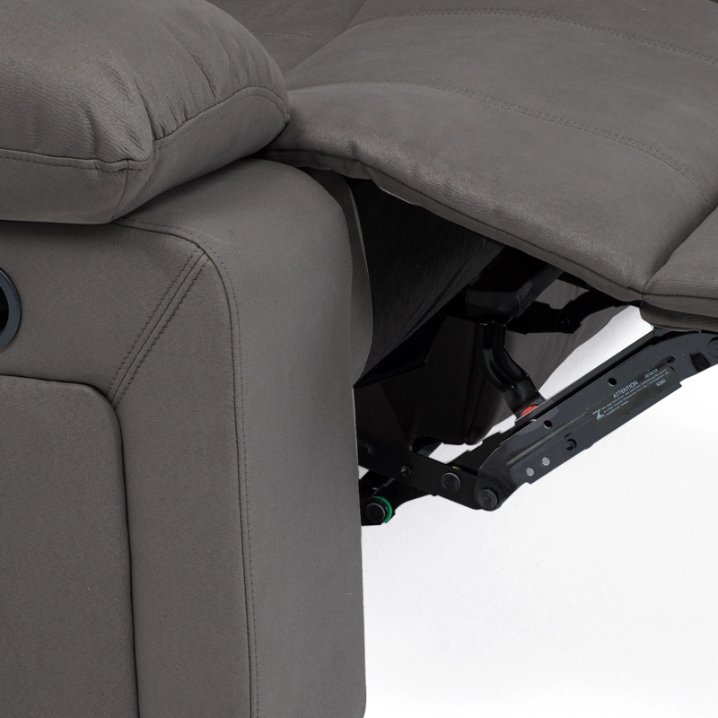SOFÁ SECCIONAL RECLINABLE LIVING ARIZONA GRIS 8081GR - 10