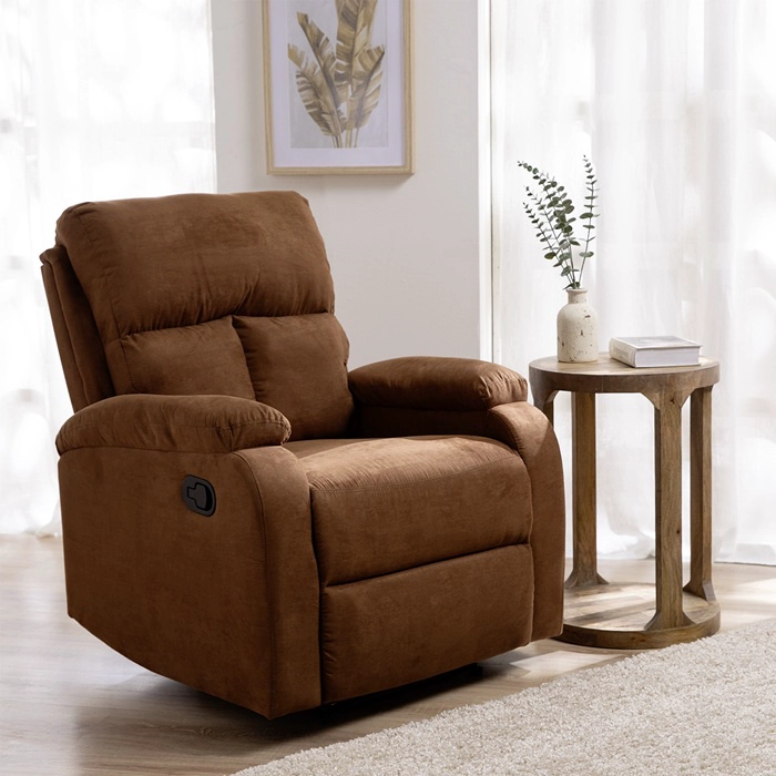 LIVING RECLINABLE 3 CUERPOS MATHEUS CAFÉ 1 SOFÁ 3 CUERPOS + 2 BERGERS SETVS8070BR - 4