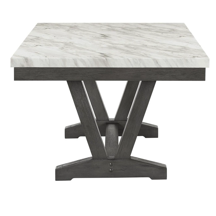 JUEGO DE COMEDOR 6 SILLAS MODERNO RODEUS MÁRMOL D4903 - 3