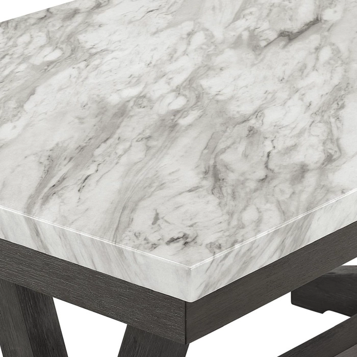 JUEGO DE COMEDOR 6 SILLAS MODERNO RODEUS MÁRMOL D4903 - 5
