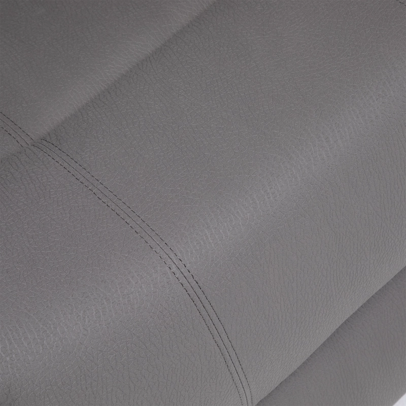 SOFÁ 3 CUERPOS RECLINABLE MODERNO GRIS NEW PRAGA 8041SFFGR - 5