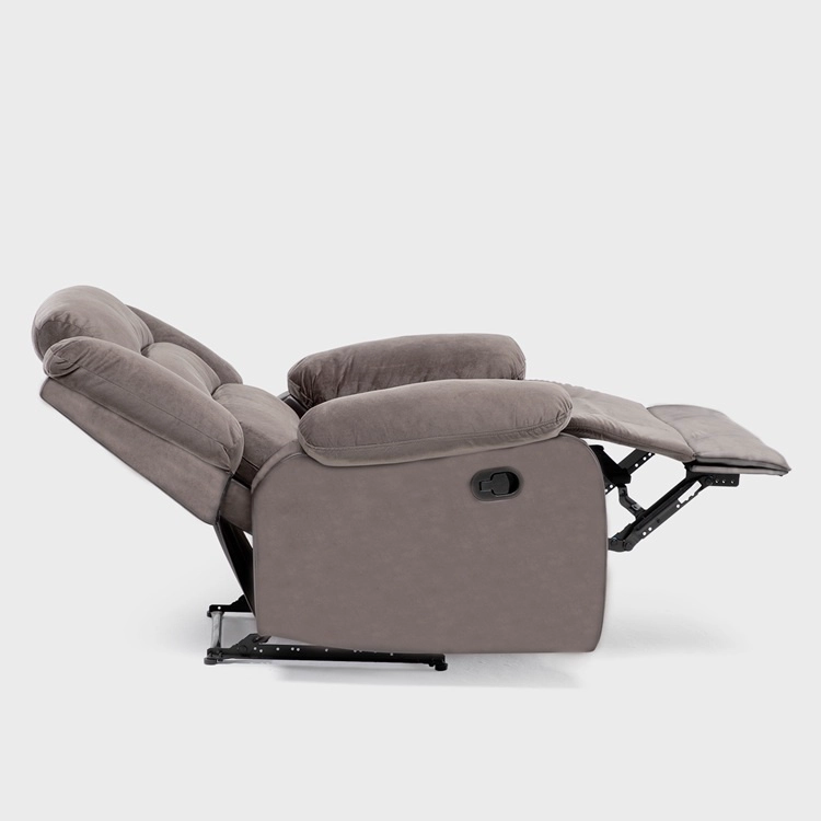 BERGER RECLINABLE MODERNO EN COLOR CAFE NEW MARTELL 8040RFFBR - 4