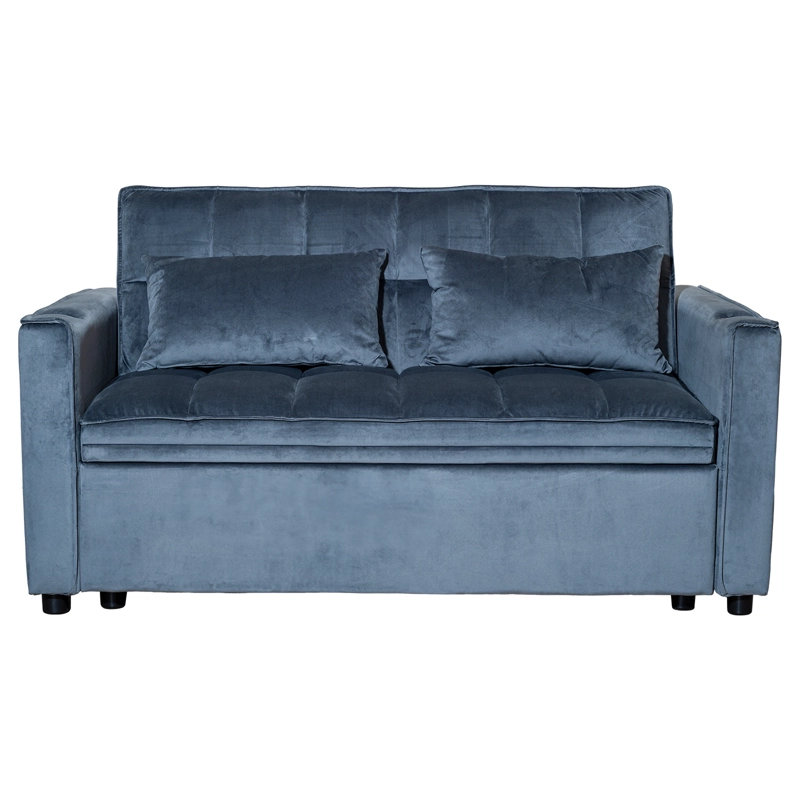 SOFÁ CAMA 2 CUERPOS MODERNO DALLAS GRIS KMP1GR - 8