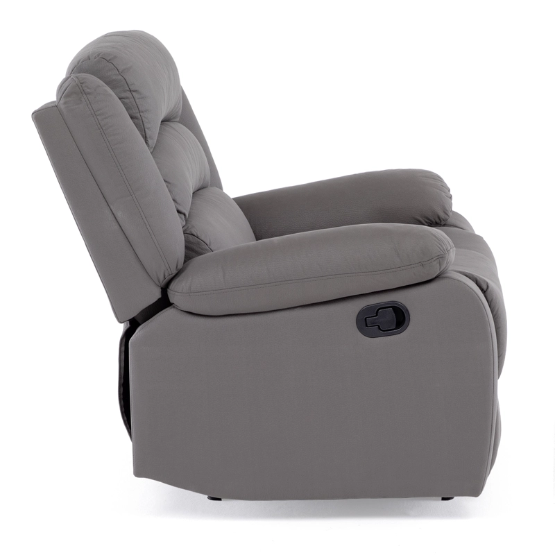 BERGER RECLINABLE MODERNO GRIS NEW PRAGA 8041RFFGR - 6
