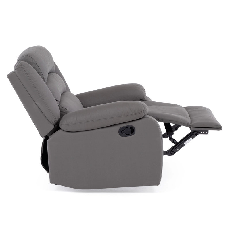 BERGER RECLINABLE MODERNO GRIS NEW PRAGA 8041RFFGR - 7