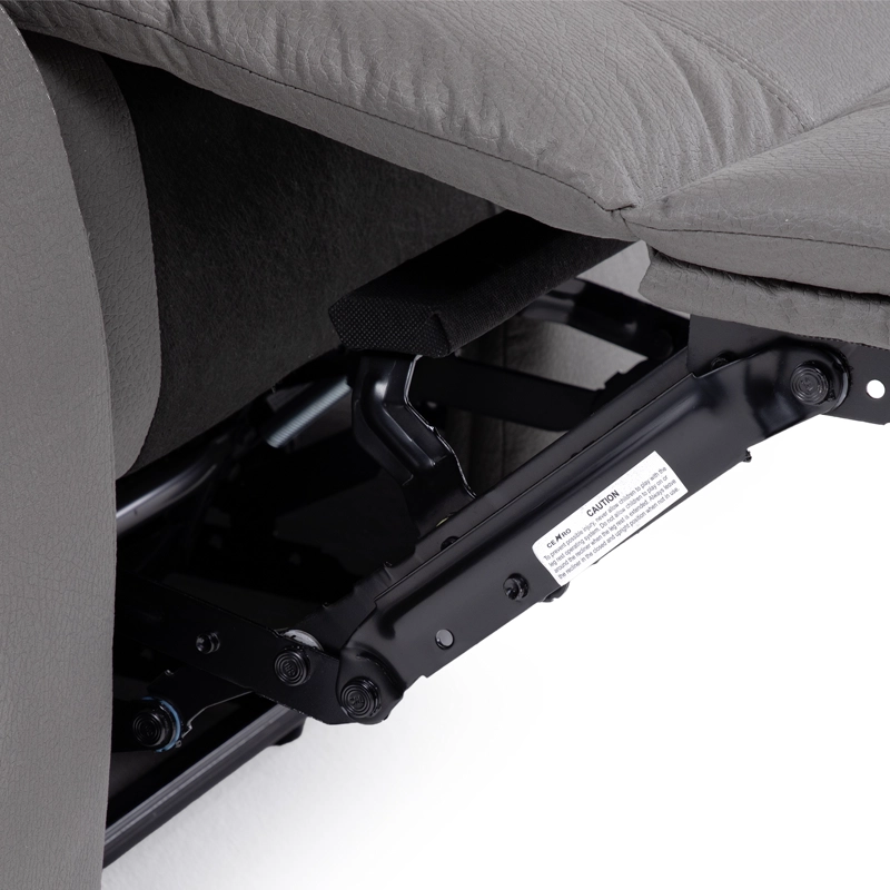 SOFÁ 2 CUERPOS RECLINABLE MODERNO GRIS NEW PRAGA 8041LFFGR - 9