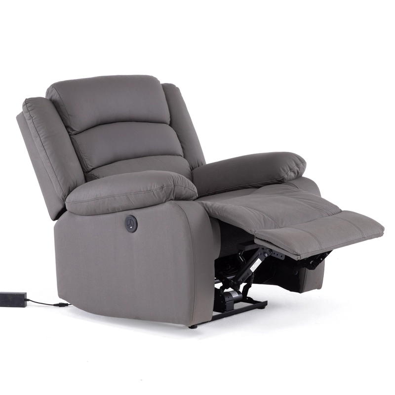BERGER 1 CUERPO RECLINABLE ELÉCTRICO MODERNO GRIS NEW PRAGA 8041RFFGRPW - 4
