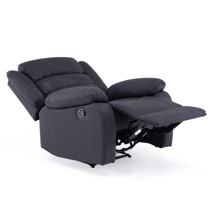 BERGER 1 CUERPO RECLINABLE MODERNO EN COLOR NEGRO NEW PRAGA 8041RFFBK - 4