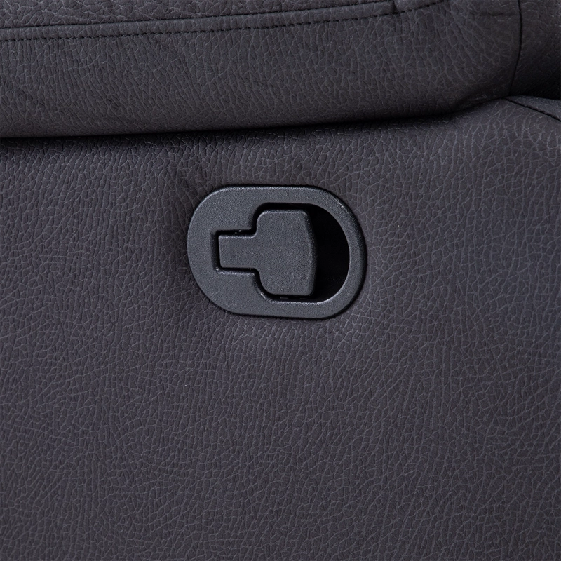 BERGER 1 CUERPO RECLINABLE MODERNO EN COLOR NEGRO NEW PRAGA 8041RFFBK - 5