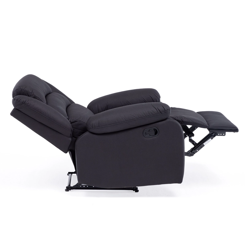 BERGER 1 CUERPO RECLINABLE MODERNO EN COLOR NEGRO NEW PRAGA 8041RFFBK - 7