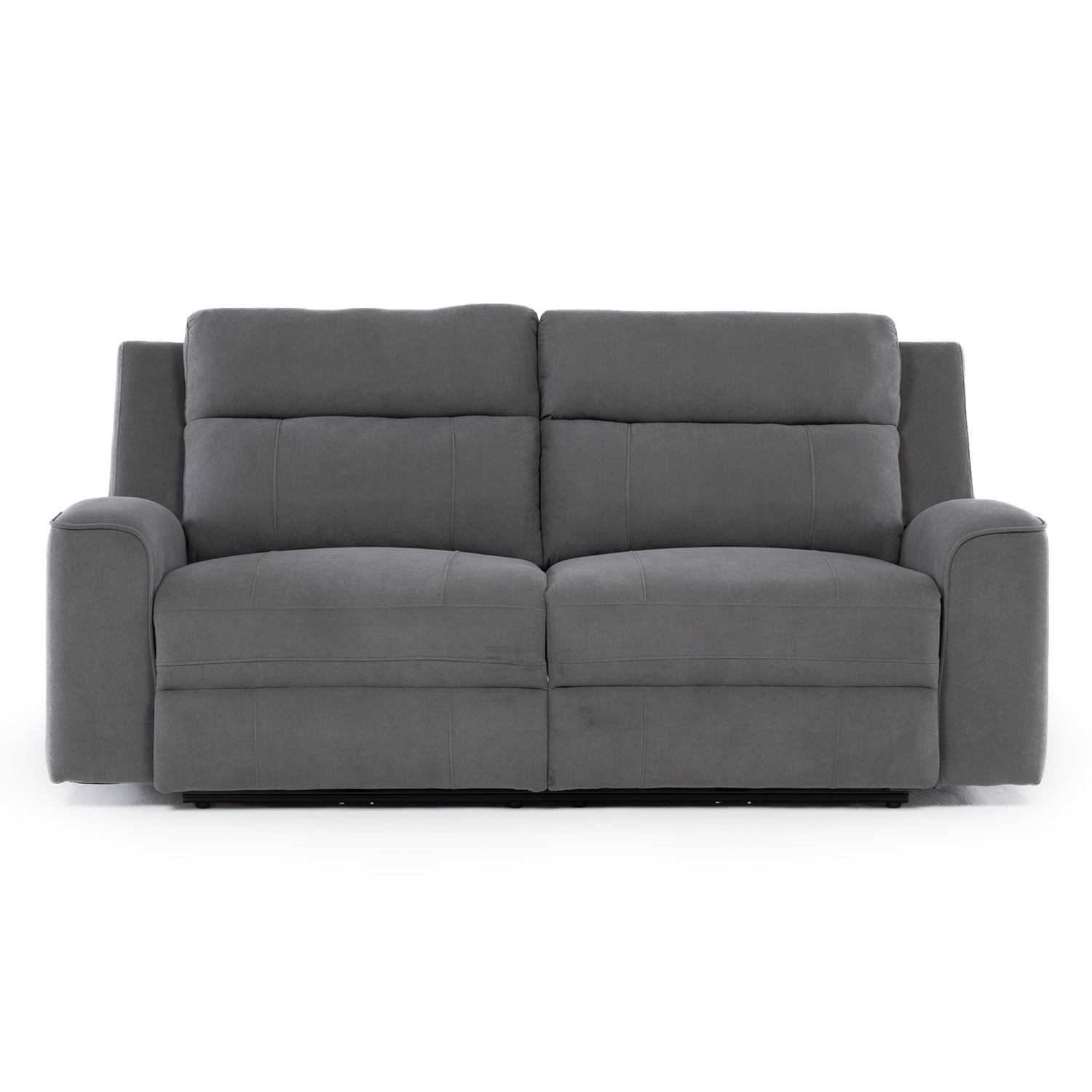 SOFÁ 2 CUERPOS RECLINABLE ELÉCTRICO GRIS MONTANA KM807S - 3