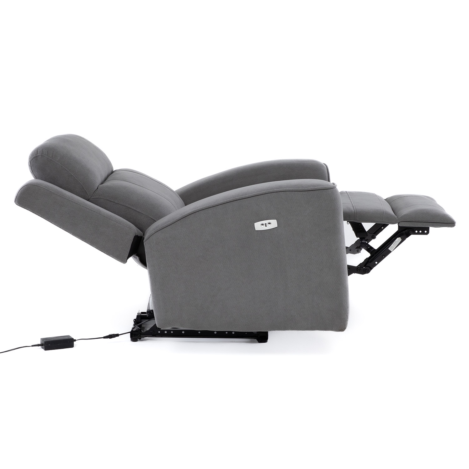 BERGER RECLINABLE ELÉCTRICO GRIS MONTANA KM807C - 8